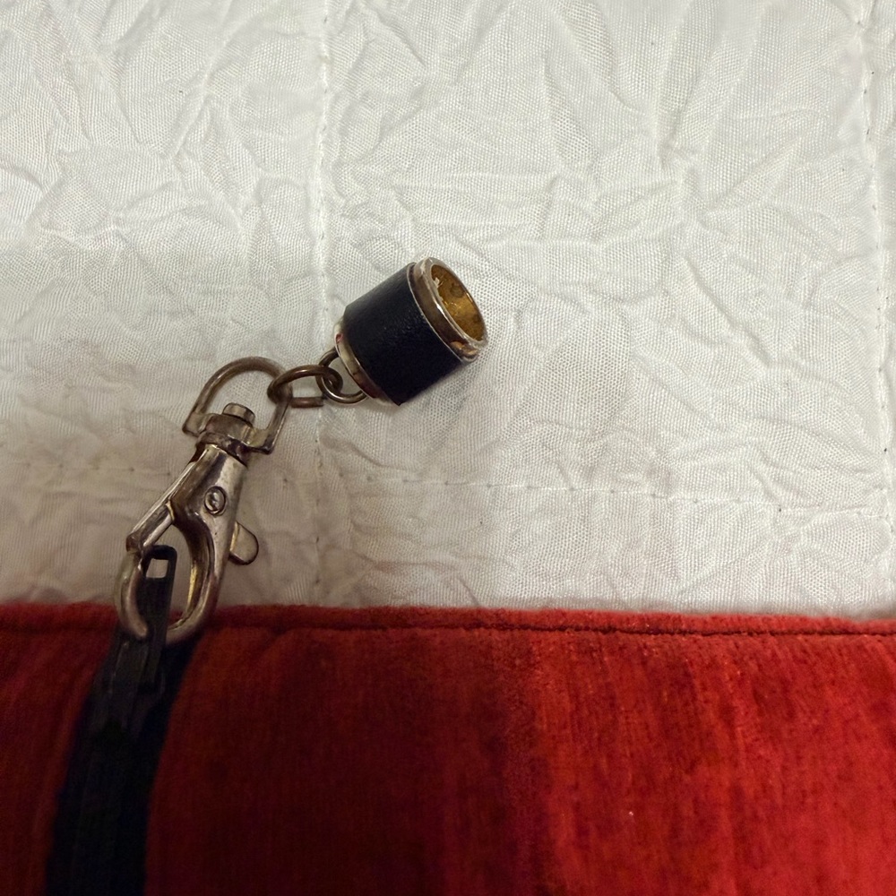 Red Makeup Junkie Bag with Zipper - Picture 5 of 5